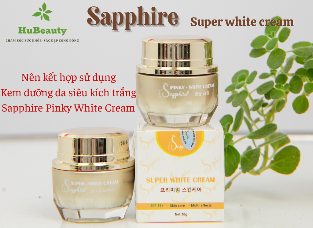 Kem dưỡng da đánh bay nám Sapphire Super White Cream 3