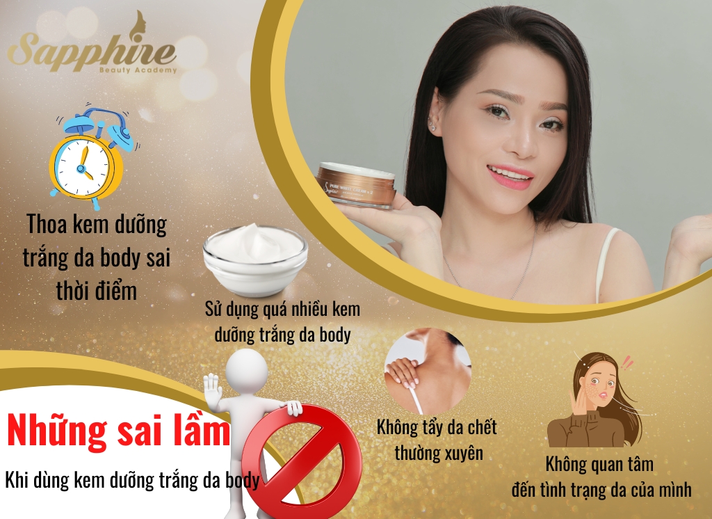 Kem dưỡng siêu kích trắng body Sapphire Pure White Creamx2 Pro 5