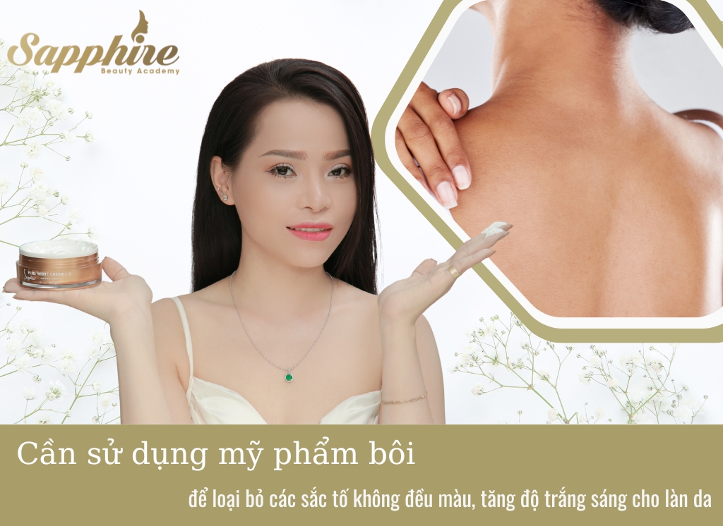 Kem dưỡng siêu kích trắng body Sapphire Pure White Creamx2 Pro 2