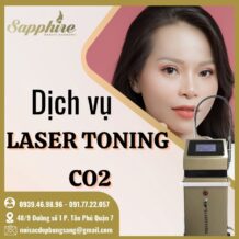 Dịch vụ Laser Toning Co2 tại Sapphire Beauty Academy