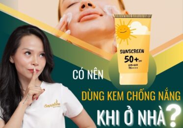 Có nên dùng kem chống nắng khi ở nhà