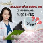 Collagen bằng đường bôi có hấp thụ vào da được không ???