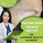 Phương pháp trị mụn nội tiết tại Sapphire Beauty Academy